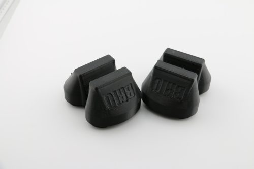 4 db Fekete Helyettesítő Végkupak Menabo Brio Tetőcsomagtartóhoz - Pót Top Crown