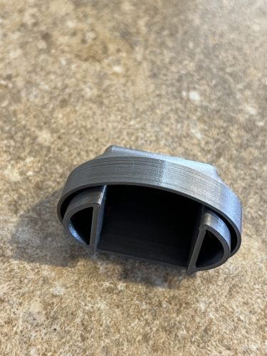 4 db Fekete Helyettesítő Végkupak Menabo Brio Tetőcsomagtartóhoz - Pót Top Crown