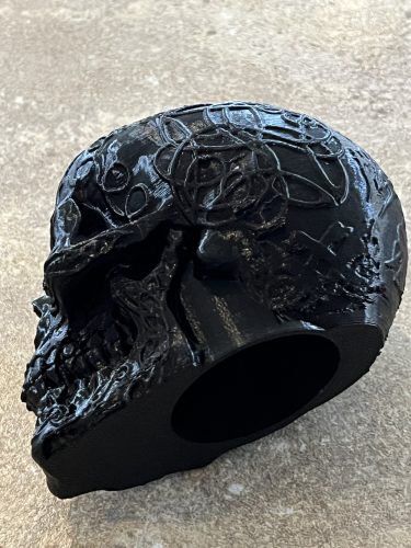 Koponya alakú vonóhorog porvédő fedél kupak– autóhoz, lakókocsihoz, utánfutóhoz