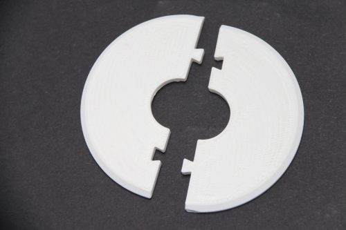 22 mm ABS Radiátor Csőfedél - Összekapcsoló Gyűrű Biztonságos Rögzítéshez