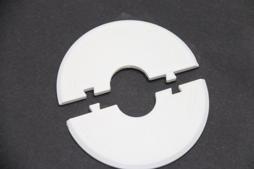 22 mm ABS Radiátor Csőfedél - Összekapcsoló Gyűrű Biztonságos Rögzítéshez