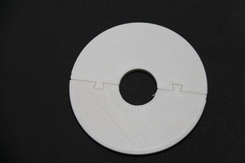 22 mm ABS Radiátor Csőfedél - Összekapcsoló Gyűrű Biztonságos Rögzítéshez