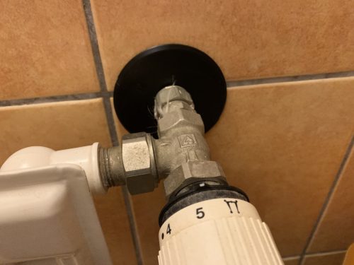 22 mm ABS Radiátor Csőfedél - Összekapcsoló Gyűrű Biztonságos Rögzítéshez