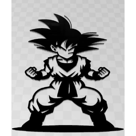 3D fali dekor  Dragonball goku