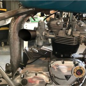   Bellmouth torokcső levegőbeszívó tölcsér Triumph Amal 930 karburátorhoz