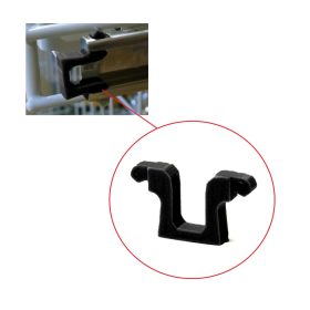   Miele 2154400 Mosogatógép Felső Kosár Végállító Hátsó Síntámogatás Fiók Ütköző a mosogatógépben lévő kosárvezetéshez 