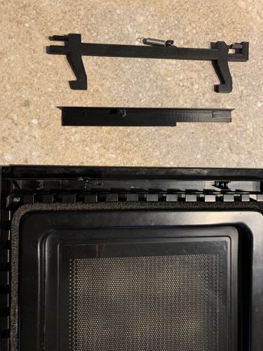 Miele Mikrohullámú Sütő Ajtó akasztó kampó  ajtókampó Készlet M 8261-1 M 8260 M 8621, 6635824