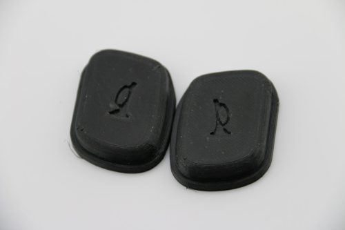 2 db Kormánykerék Burkolat Visszajelző Gomb Helyettesítő Alkatrész Opel Astra G-hez