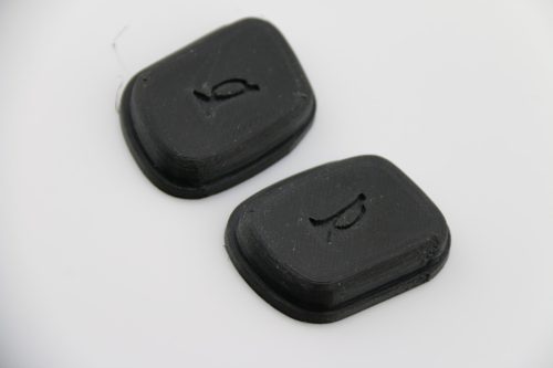 2 db Kormánykerék Burkolat Visszajelző Gomb Helyettesítő Alkatrész Opel Astra G-hez