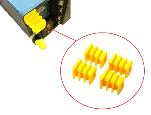 Sárga TÁMASZTÓLÁB, LÁBTARTÓ, TALP, ÁLLVÁNYPAD TEKTRONIX OSZCILLOSZKÓPOKHOZ