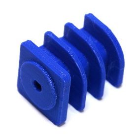   Kék  TEKTRONIX 453 / 453A / 454 / 454A Csere Kábelrögzítő Láb (Alkatrészszám: 348-0258-00)