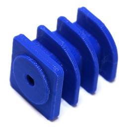 Kék  TEKTRONIX 453 / 453A / 454 / 454A Csere Kábelrögzítő Láb (Alkatrészszám: 348-0258-00)