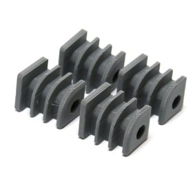   Szürke TEKTRONIX 453 / 453A / 454 / 454A Csere Kábelrögzítő Láb (Alkatrészszám: 348-0258-00)