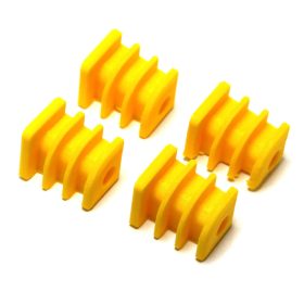   Sárga TEKTRONIX 453 / 453A / 454 / 454A Csere Kábelrögzítő Láb (Alkatrészszám: 348-0258-00)