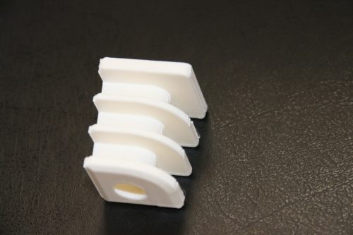 Fehér TEKTRONIX 453 / 453A / 454 / 454A Csere Kábelrögzítő Láb (Alkatrészszám: 348-0258-00)