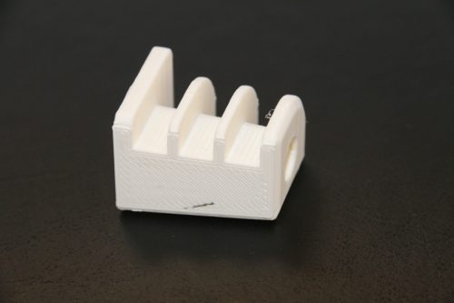 Fehér TEKTRONIX 453 / 453A / 454 / 454A Csere Kábelrögzítő Láb (Alkatrészszám: 348-0258-00)