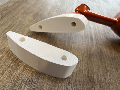 40 mm vastag, 2 darab fekete Kawasaki ZZR 1100 (ZX-11) 1990-2001 tükörhosszabbító.