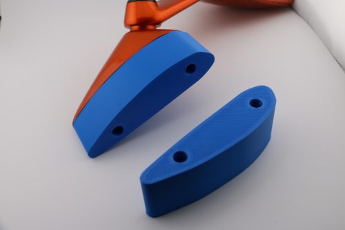 40 mm vastag, 2 darab fekete Kawasaki ZZR 1100 (ZX-11) 1990-2001 tükörhosszabbító.