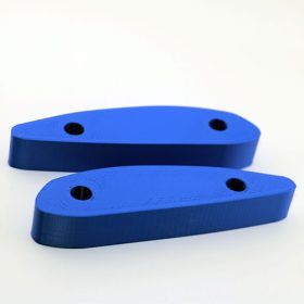   Kék Klasszikus 20 mm vastag Kawasaki ZZR 1100 (ZX-11) 1990-2001 Tükör Hosszabbító Adapter