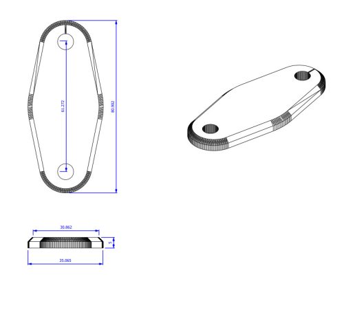 VISSZAPILLANTÓ TÜKÖR TAKARÓ SAPKA -Aprilia RS 250