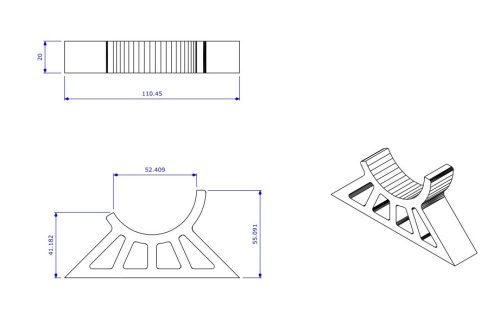 Asztali baseball ütő tartó