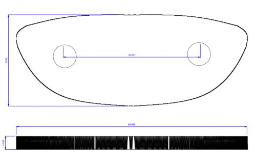 Visszapillantó adapter BMW F800ST