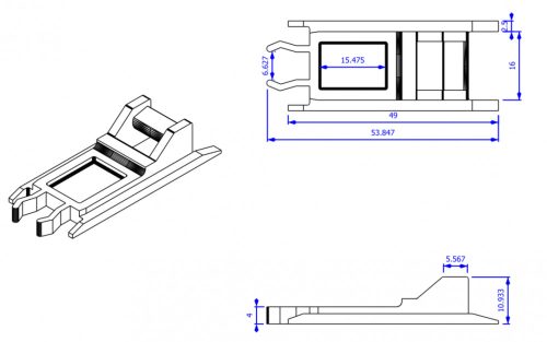 Napfénytető javító kapocs - BMW E36/E38/E39/E46/E53