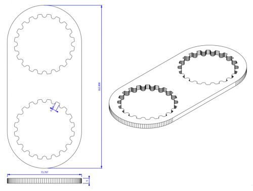 Vezérműtengely lánckerék rögzítő Ducati-hoz