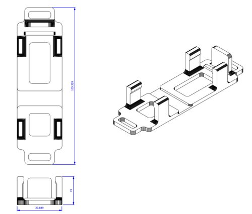 Kulcstartó Ducati DDA-hoz