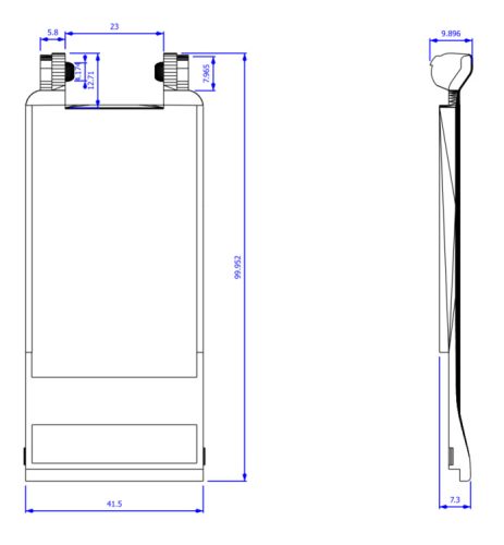 Hátsó láb Fluke 115 multiméterhez