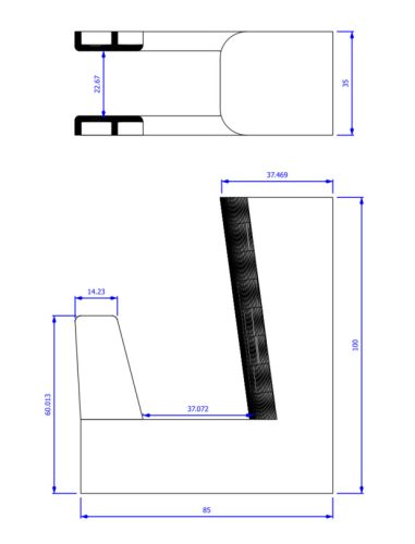 Fali tároló Garrett Ace Fémdetektorhoz