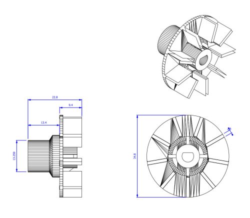 Alkatrész Grundig BL 5040 Botmixerhez