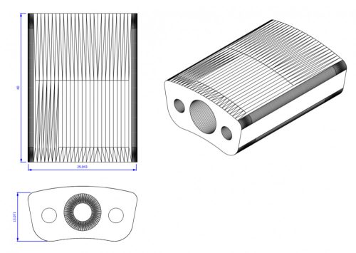 Biciklis bukósisak tartó