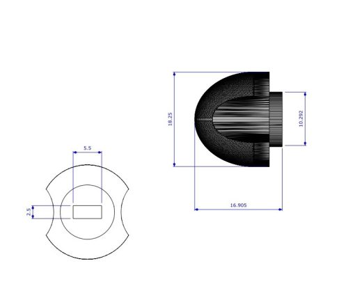 Váltó gomb KitchenAid Classic Robotgéphez