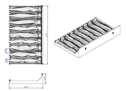 Mérőkábel tartó - 17,9 cm
