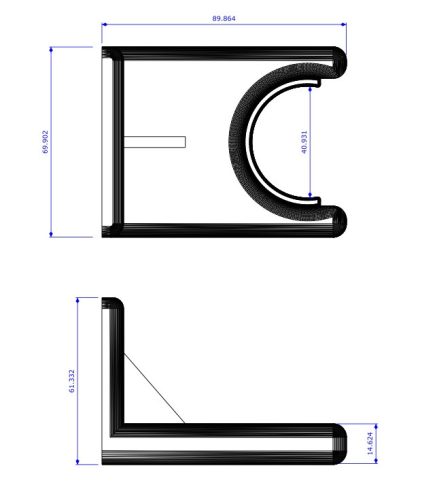 Fali tartó botmixerhez