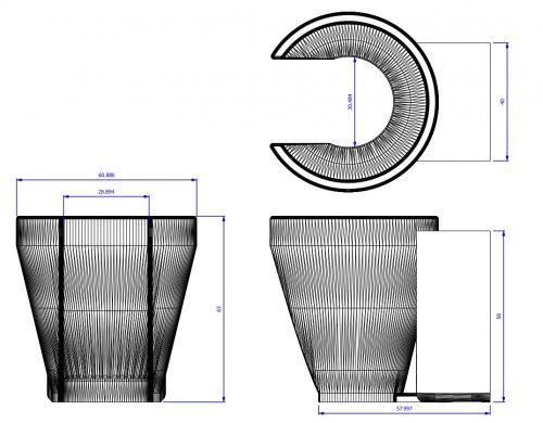 Fali Tartó KitchenAid Botmixerhez