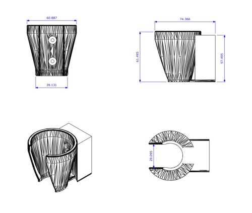 Fali tartó Kitchenaid botmixerhez