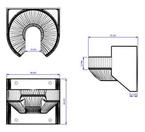 Fali tartó festékszóró pisztolyhoz